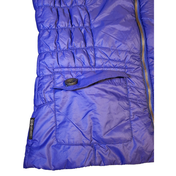 Merrell Opti-Warm Womens Puffer Vest Blue Quilted Sleeveless Jacket Medium - Picture 4 of 11